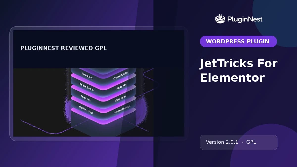 JetTricks For Elementor product cover