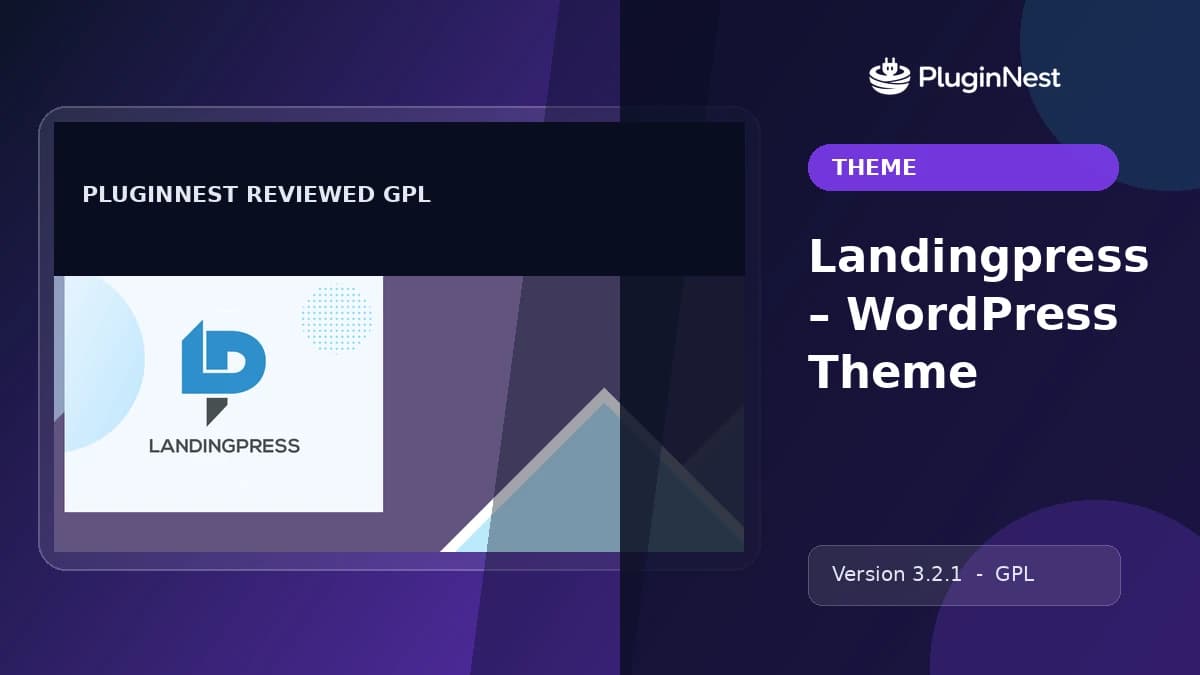 Landingpress – WordPress Theme product cover