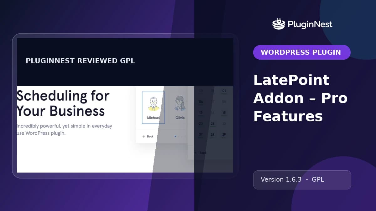 LatePoint Addon – Pro Features product cover