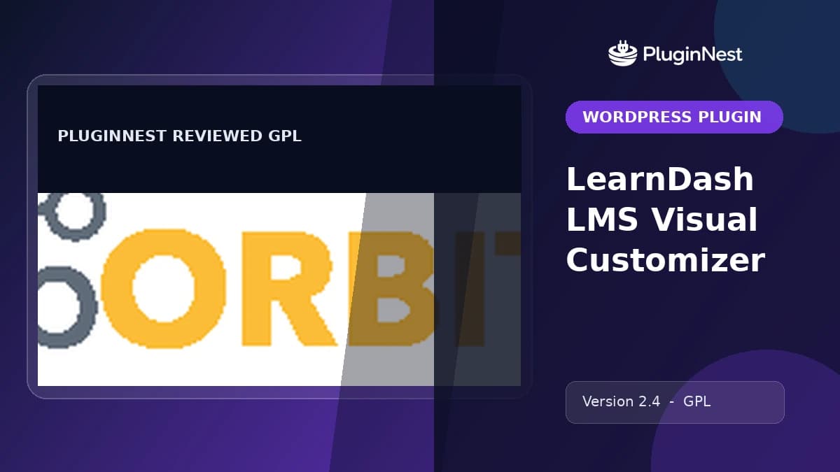 LearnDash LMS Visual Customizer product cover