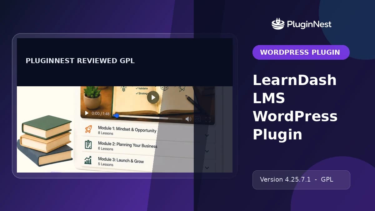 LearnDash LMS WordPress Plugin product cover