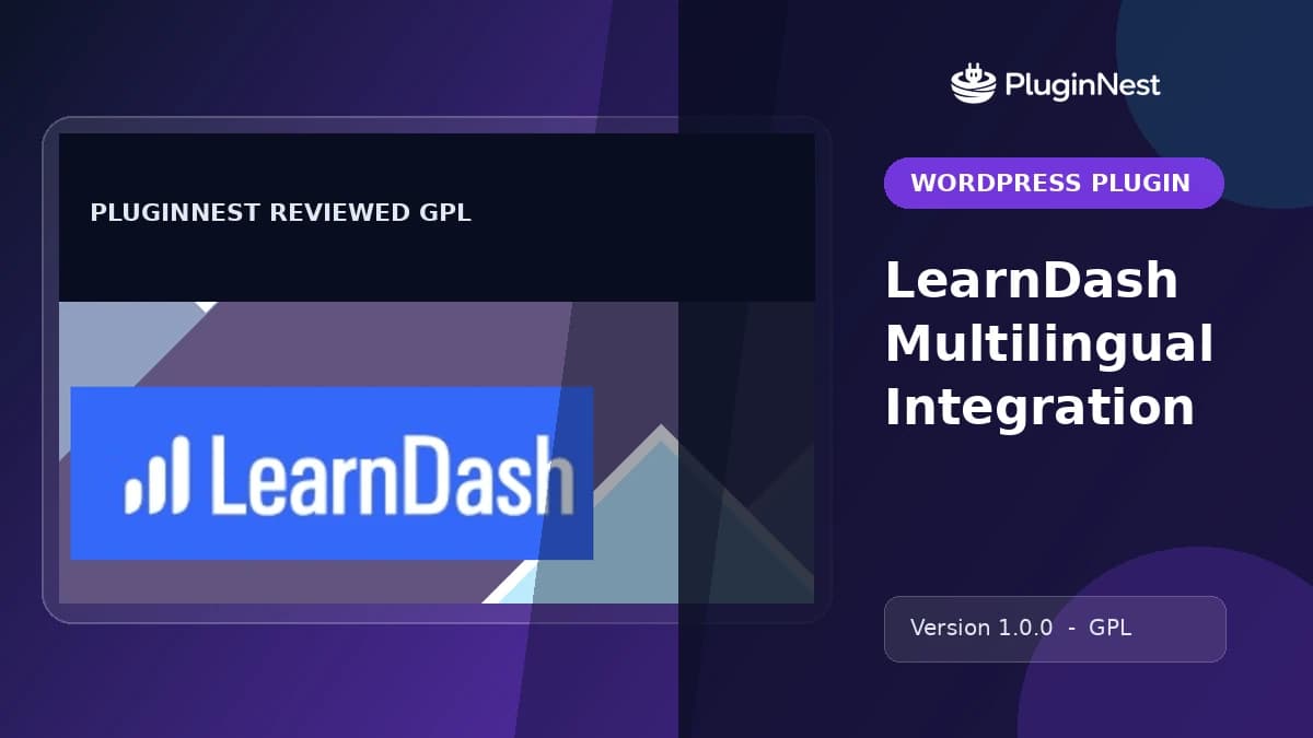 LearnDash Multilingual Integration product cover