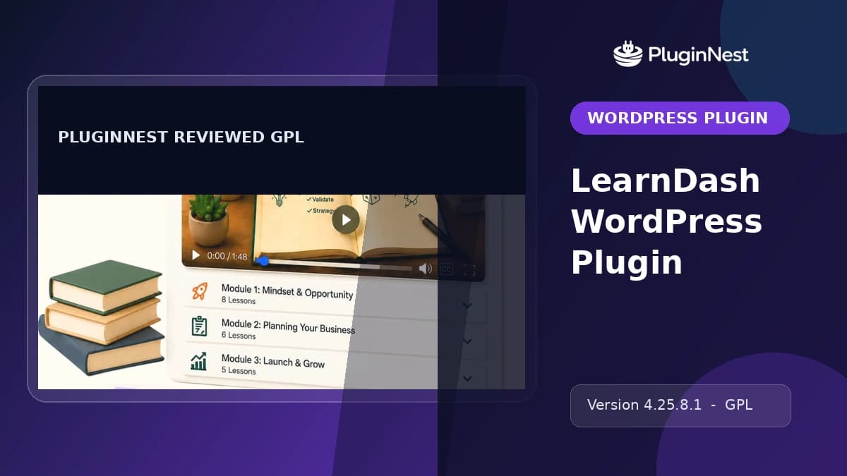 LearnDash WordPress Plugin product cover