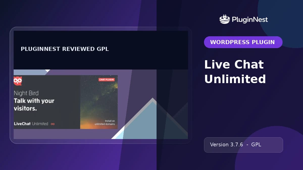 Live Chat Unlimited product cover