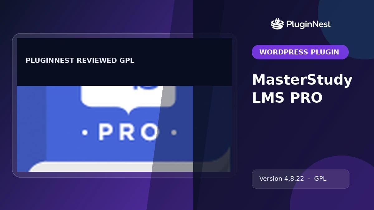 MasterStudy LMS PRO product cover