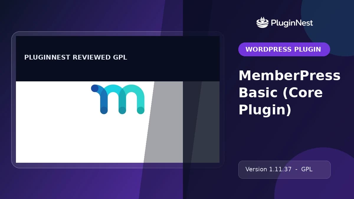MemberPress Basic (Core Plugin) product cover