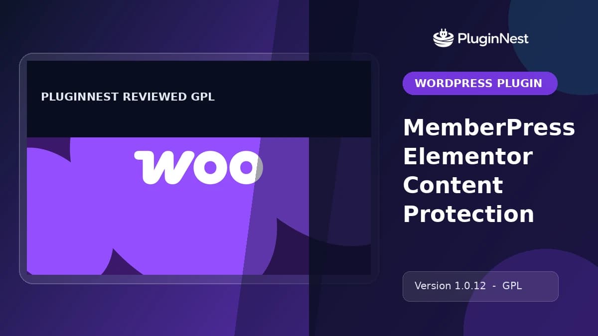 MemberPress Elementor Content Protection product cover