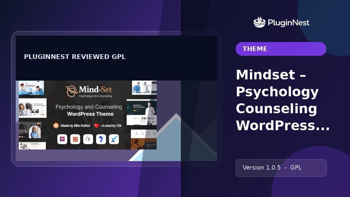 Mindset – Psychology Counseling WordPress Theme product cover