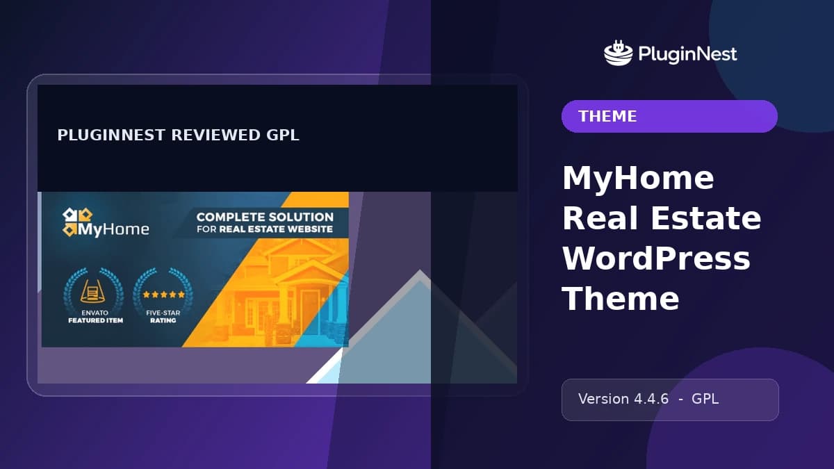 MyHome Real Estate WordPress Theme product cover