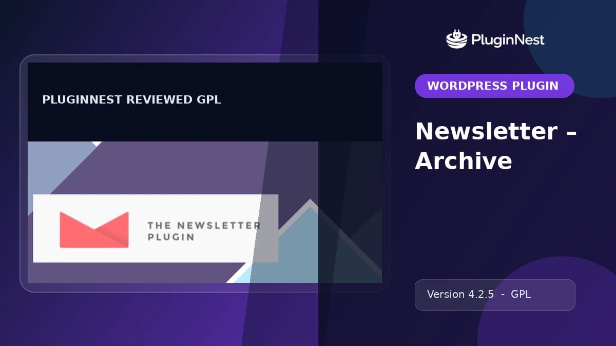 Newsletter – Archive product cover