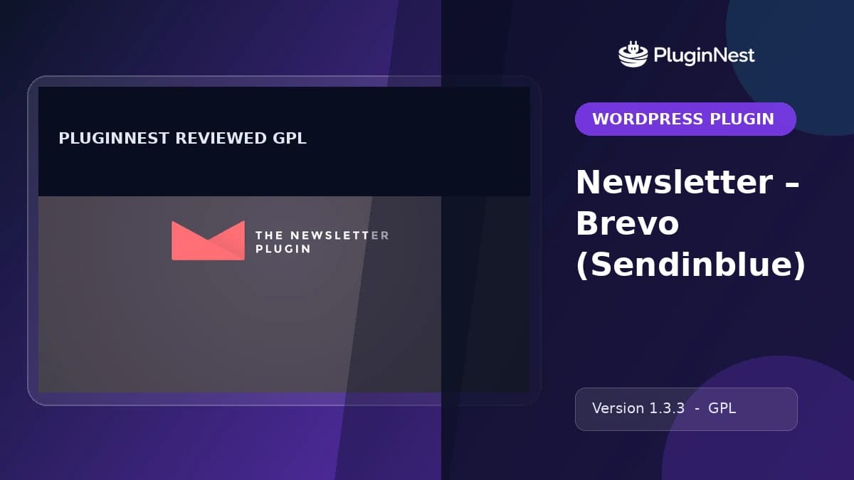 Newsletter – Brevo (Sendinblue) product cover