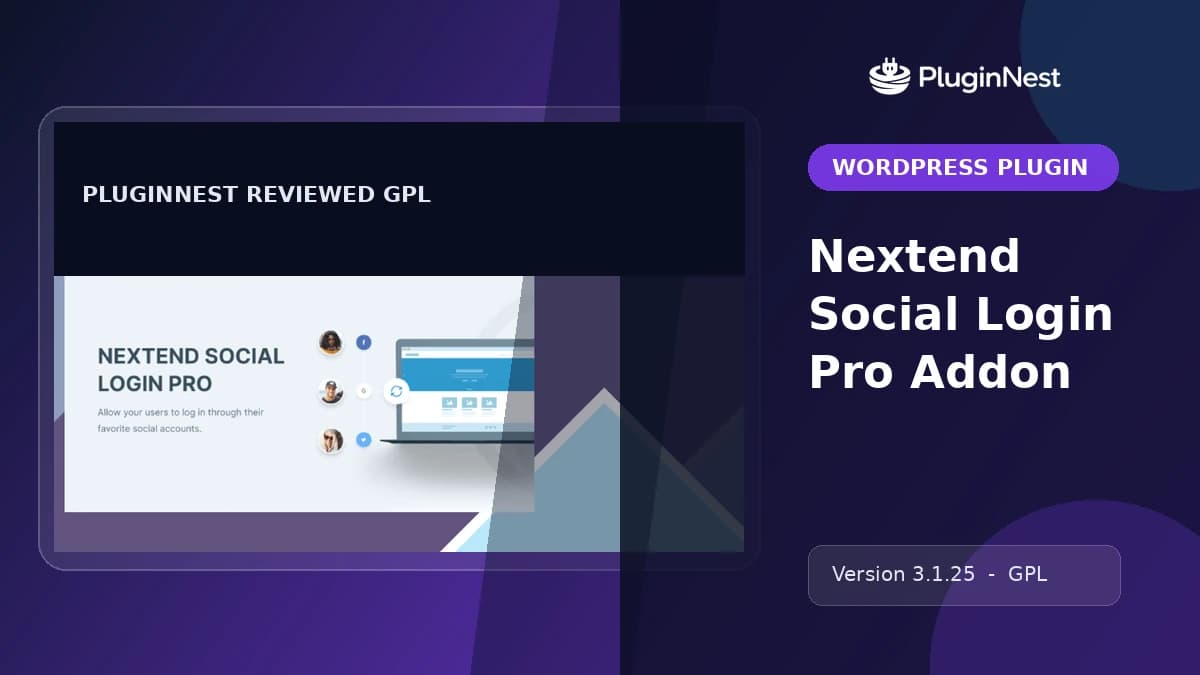 Nextend Social Login Pro Addon product cover