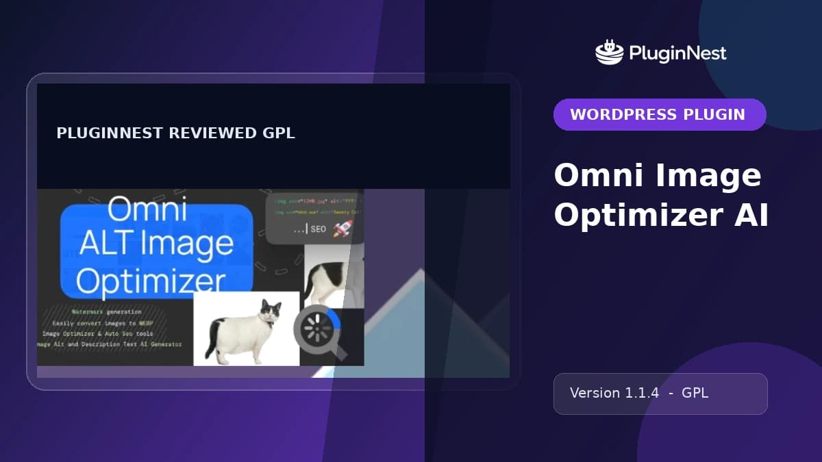 Omni Image Optimizer AI product cover