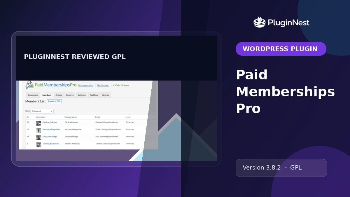 Paid Memberships Pro product cover