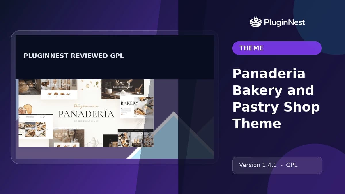 Panaderia Bakery and Pastry Shop Theme product cover