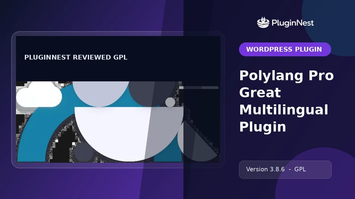 Polylang Pro Great Multilingual Plugin product cover