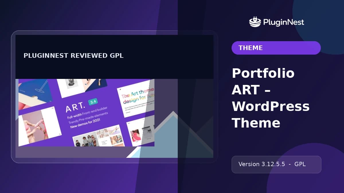 Portfolio ART – WordPress Theme product cover