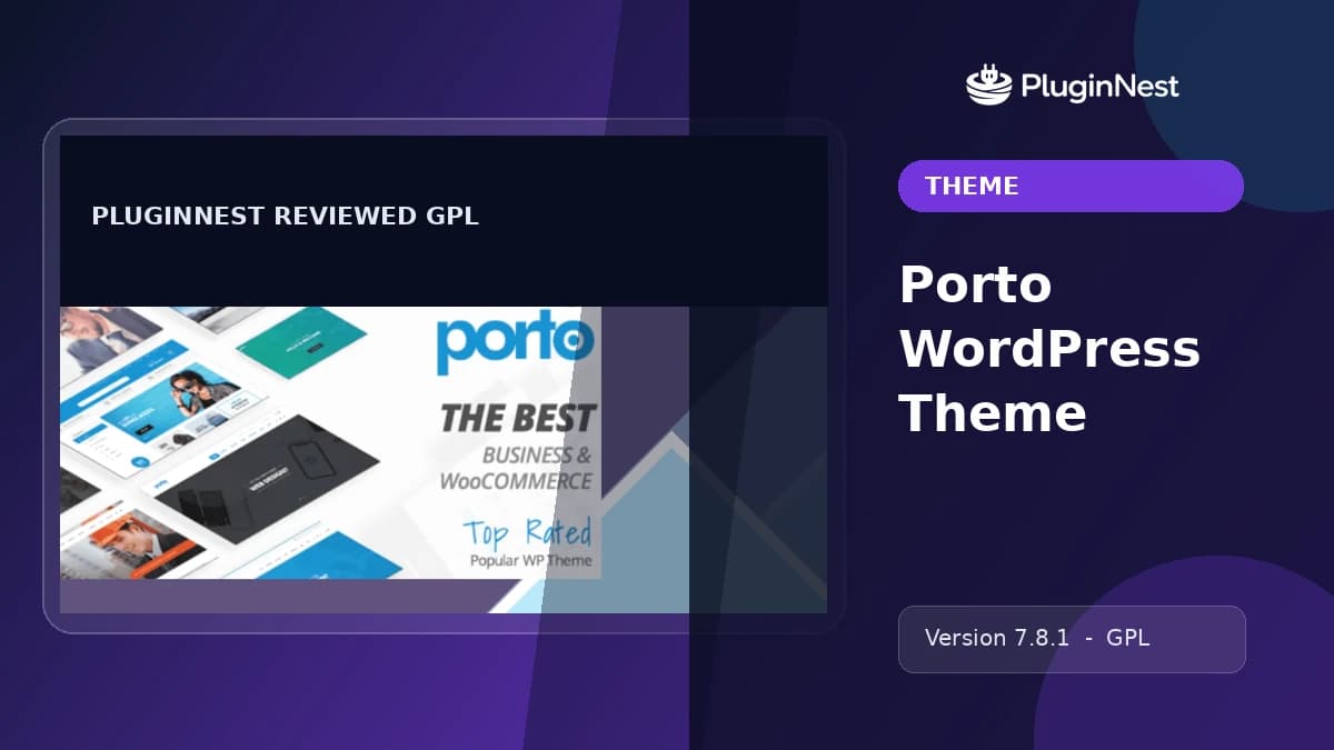Porto WordPress Theme product cover