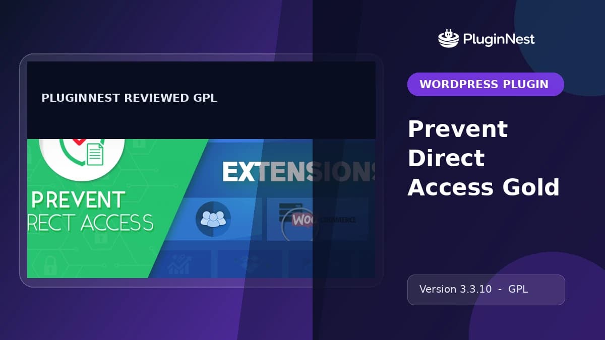 Prevent Direct Access Gold product cover