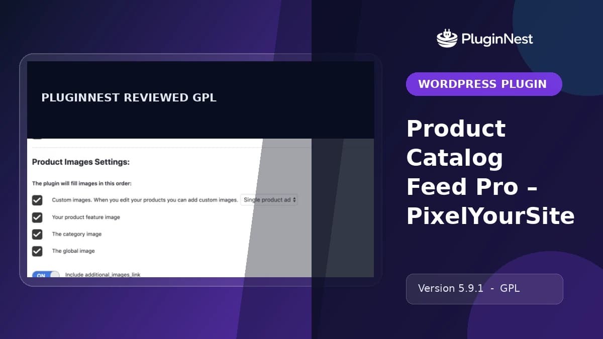 Product Catalog Feed Pro – PixelYourSite product cover