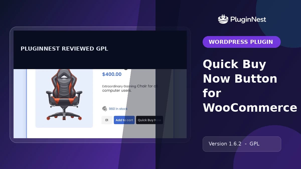 Quick Buy Now Button for WooCommerce product cover