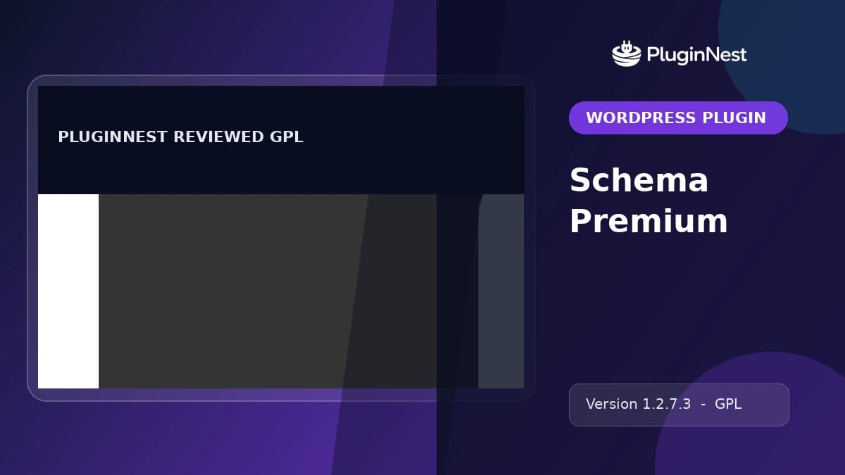 Schema Premium product cover