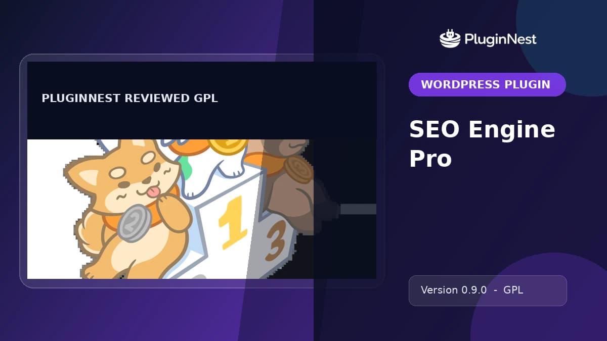 SEO Engine Pro product cover
