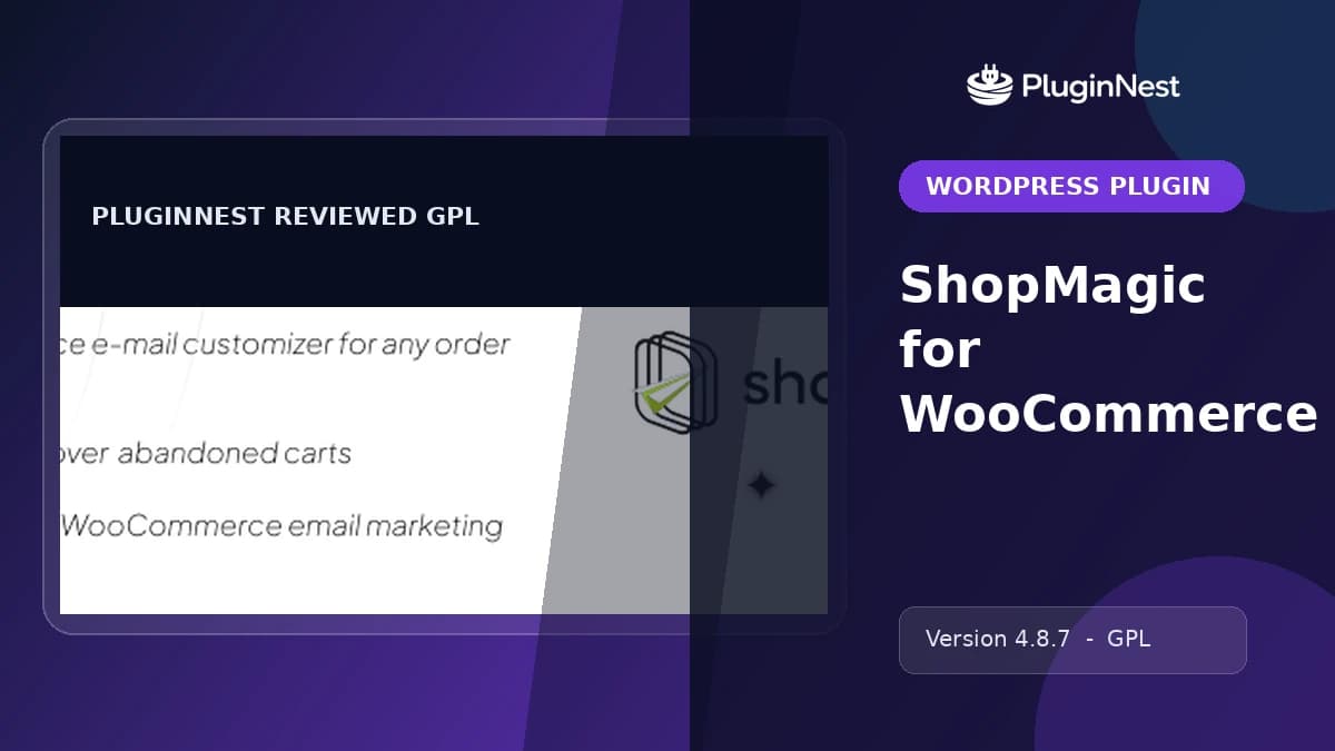 ShopMagic for WooCommerce product cover