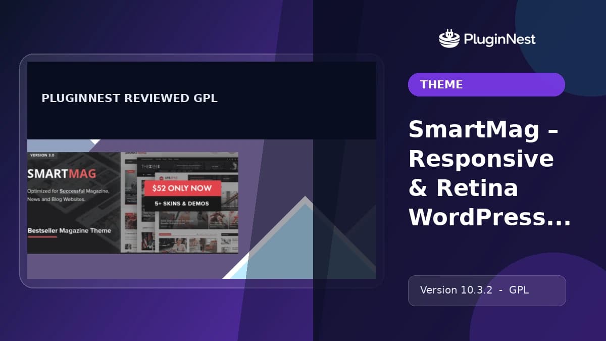 SmartMag – Responsive & Retina WordPress Magazine product cover