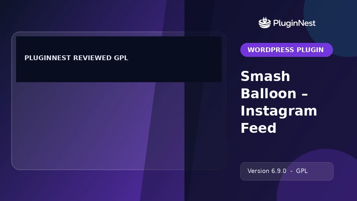 Smash Balloon – Instagram Feed product cover
