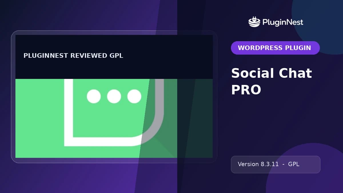 Social Chat PRO product cover