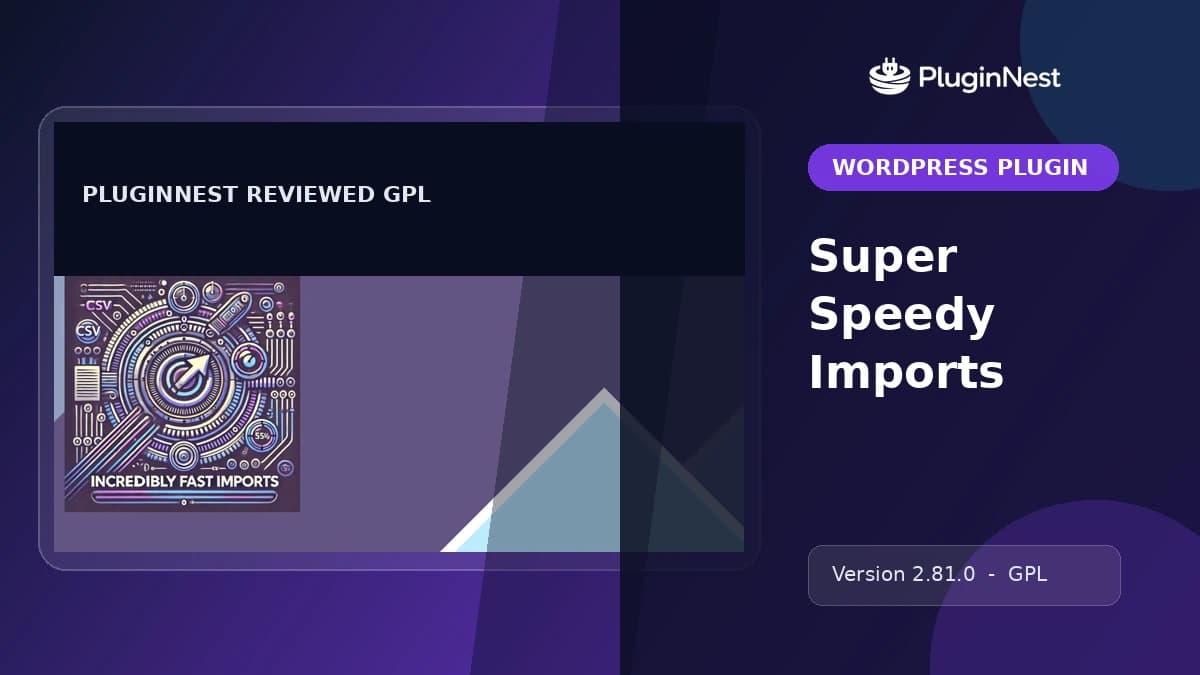 Super Speedy Imports product cover