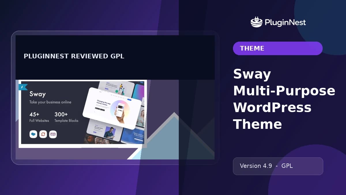 Sway Multi-Purpose WordPress Theme product cover