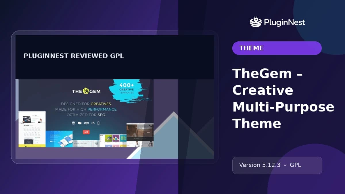 TheGem – Creative Multi-Purpose Theme product cover