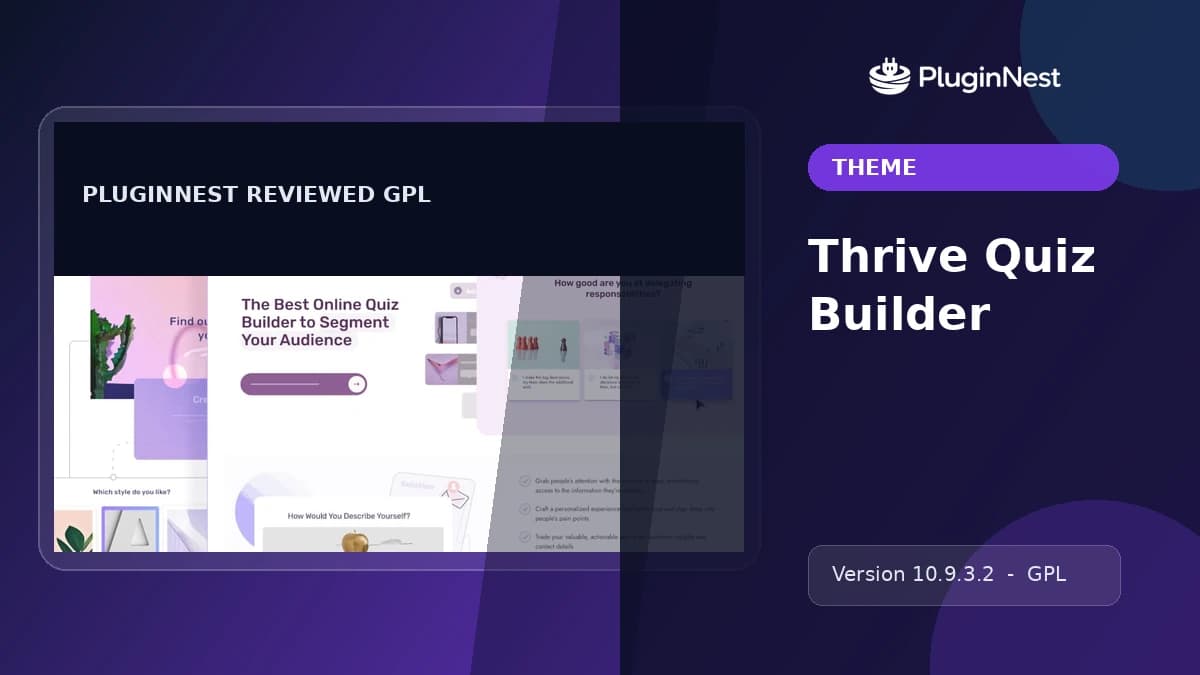 Thrive Quiz Builder product cover