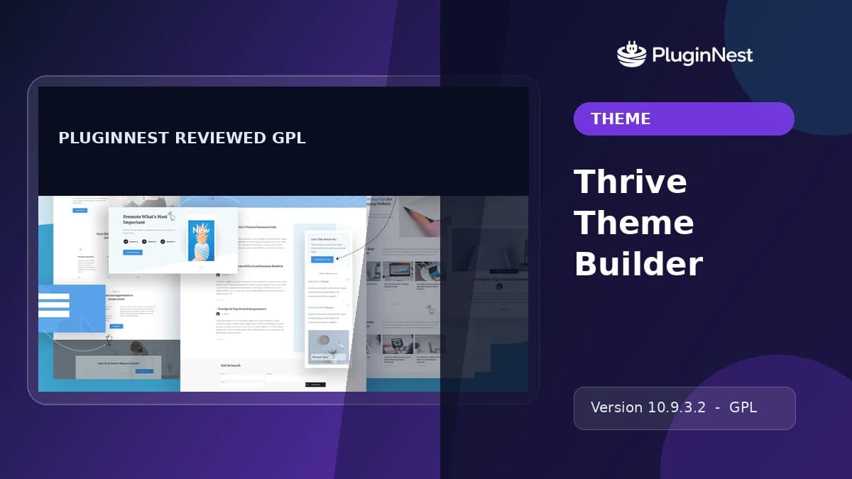 Thrive Theme Builder product cover