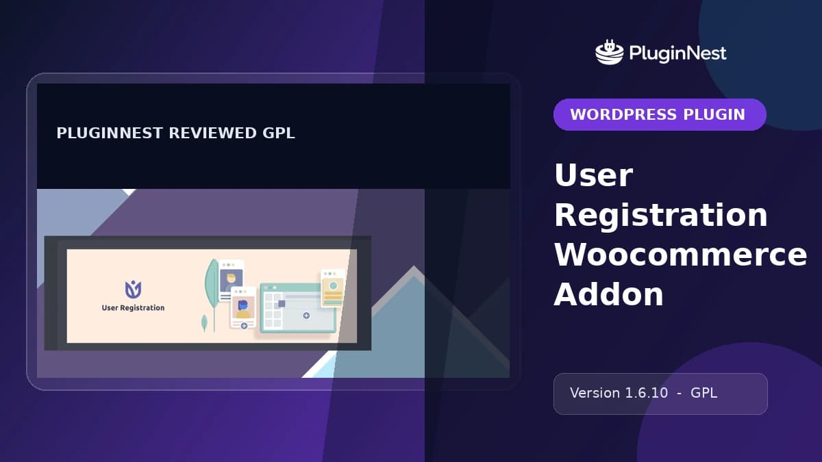 User Registration Woocommerce Addon product cover