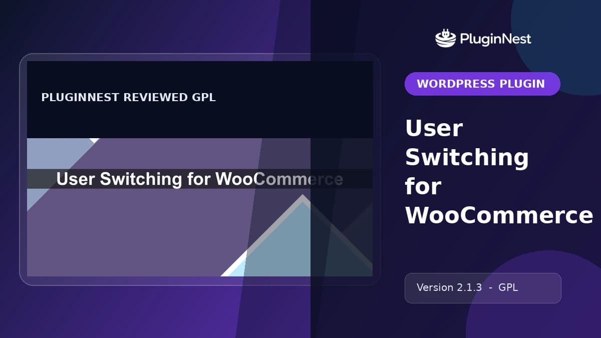 User Switching for WooCommerce product cover