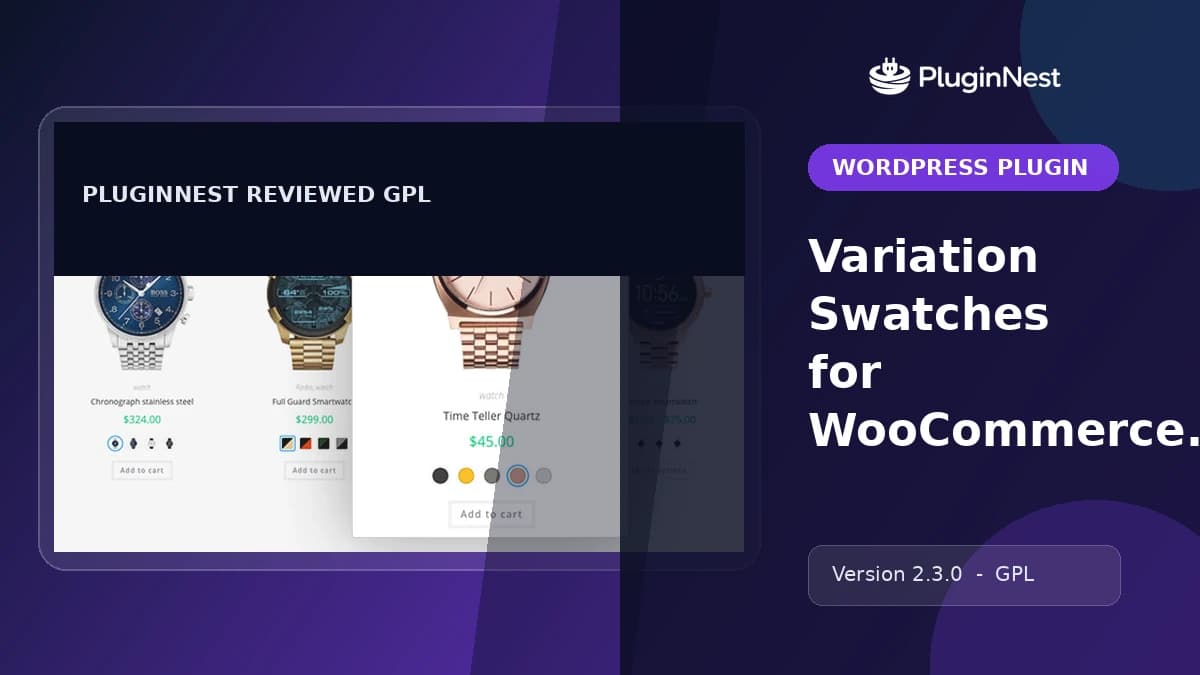 Variation Swatches for WooCommerce Pro product cover
