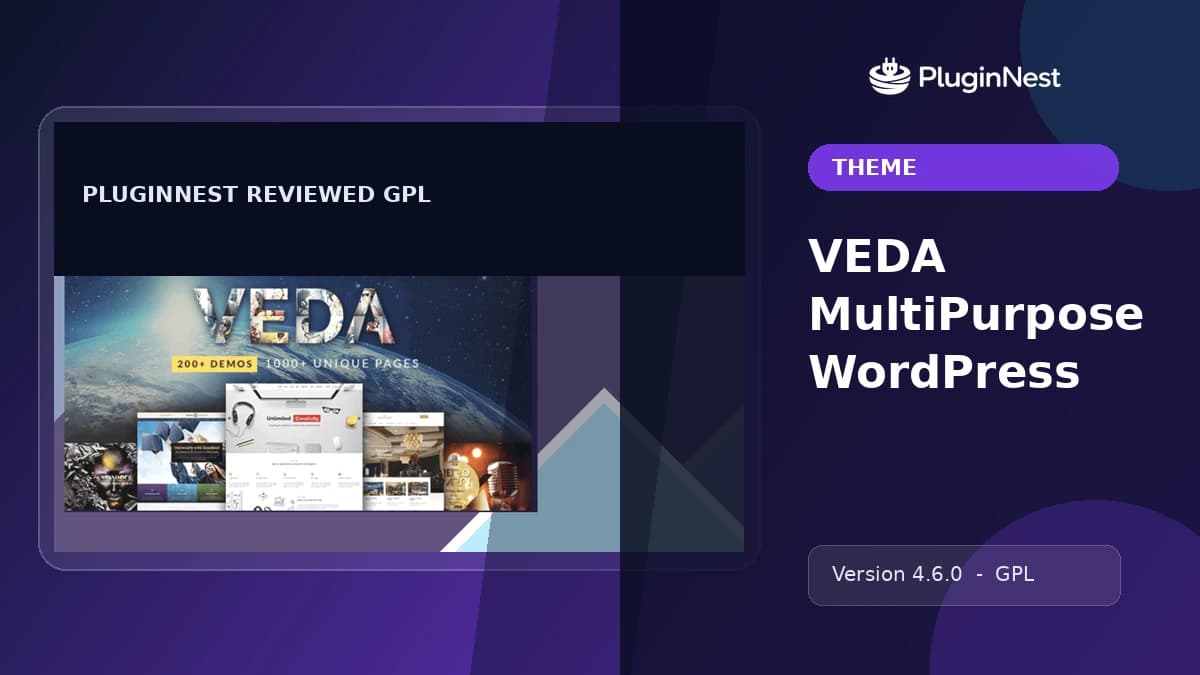 VEDA MultiPurpose WordPress product cover