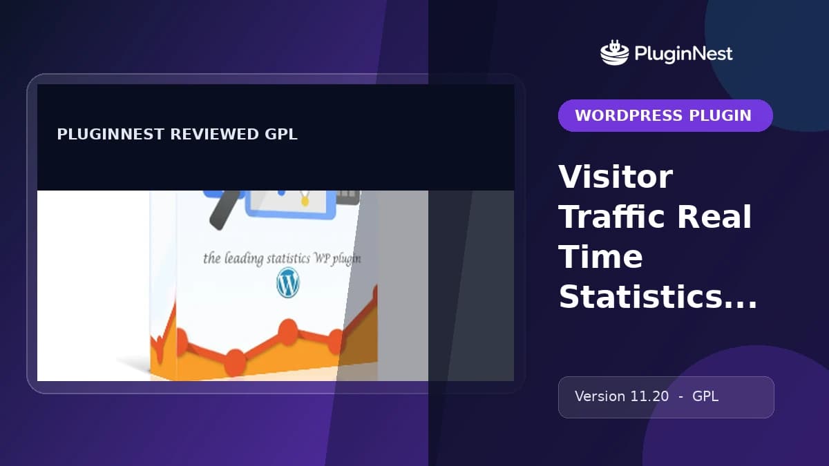 Visitor Traffic Real Time Statistics Pro product cover