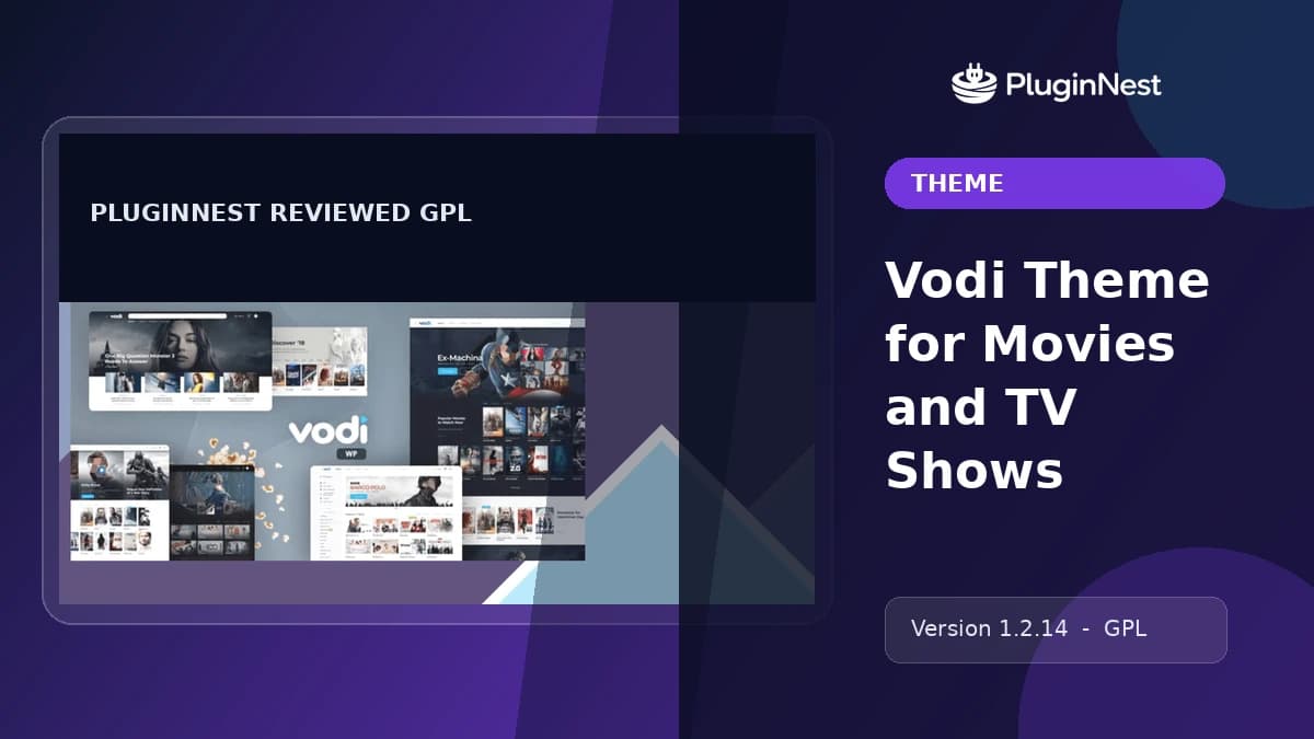 Vodi Theme for Movies and TV Shows product cover