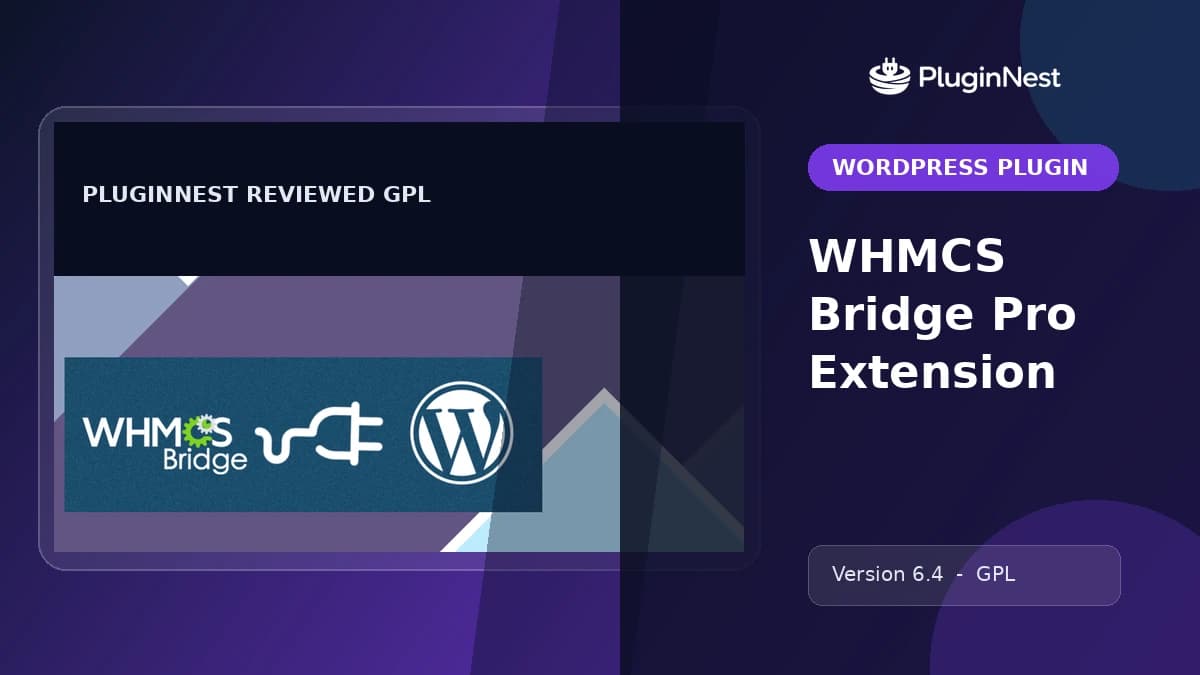 WHMCS Bridge Pro Extension product cover