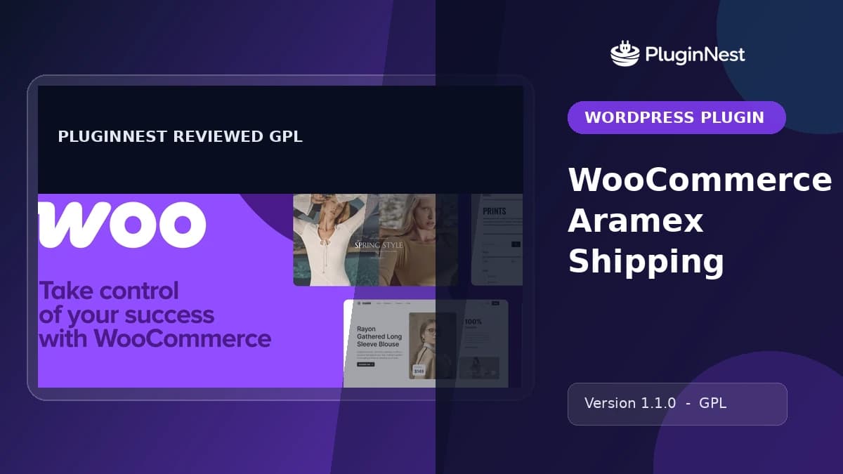 WooCommerce Aramex Shipping product cover