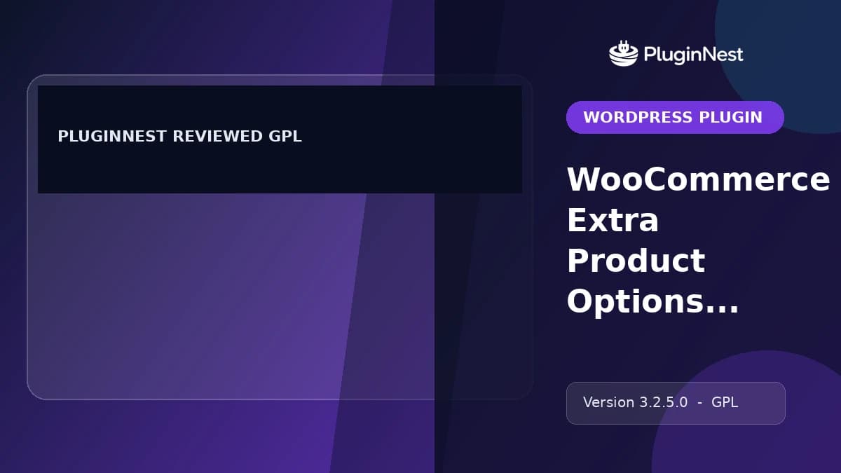 WooCommerce Extra Product Options Pro product cover