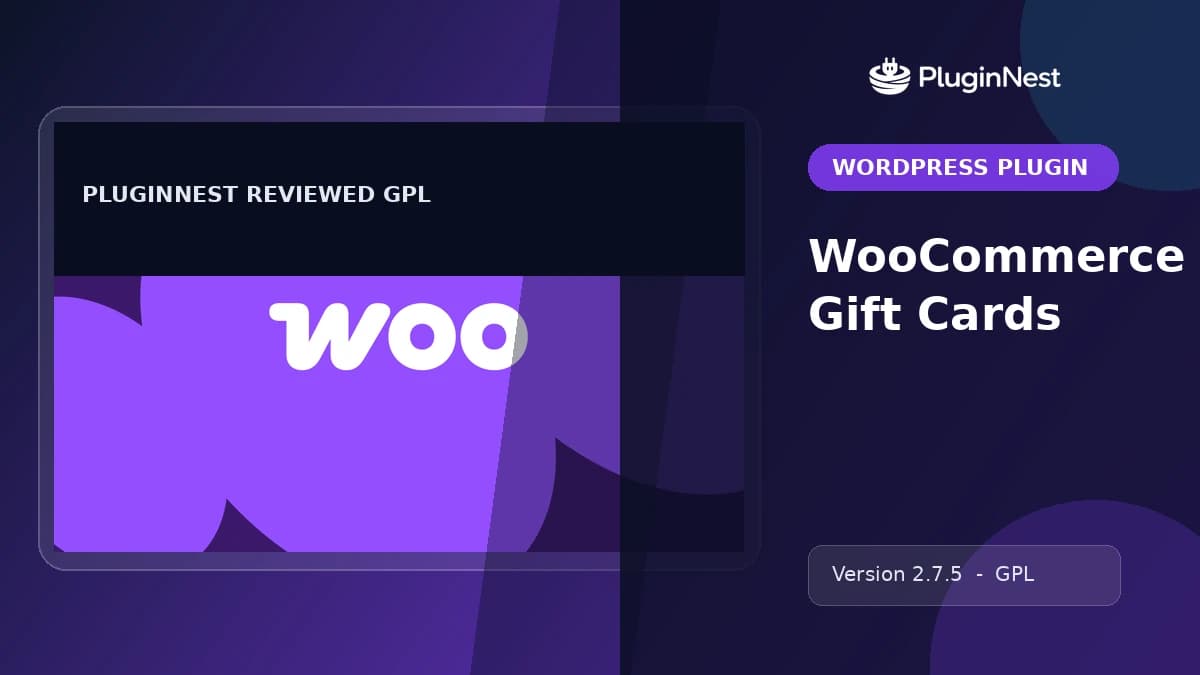 WooCommerce Gift Cards product cover