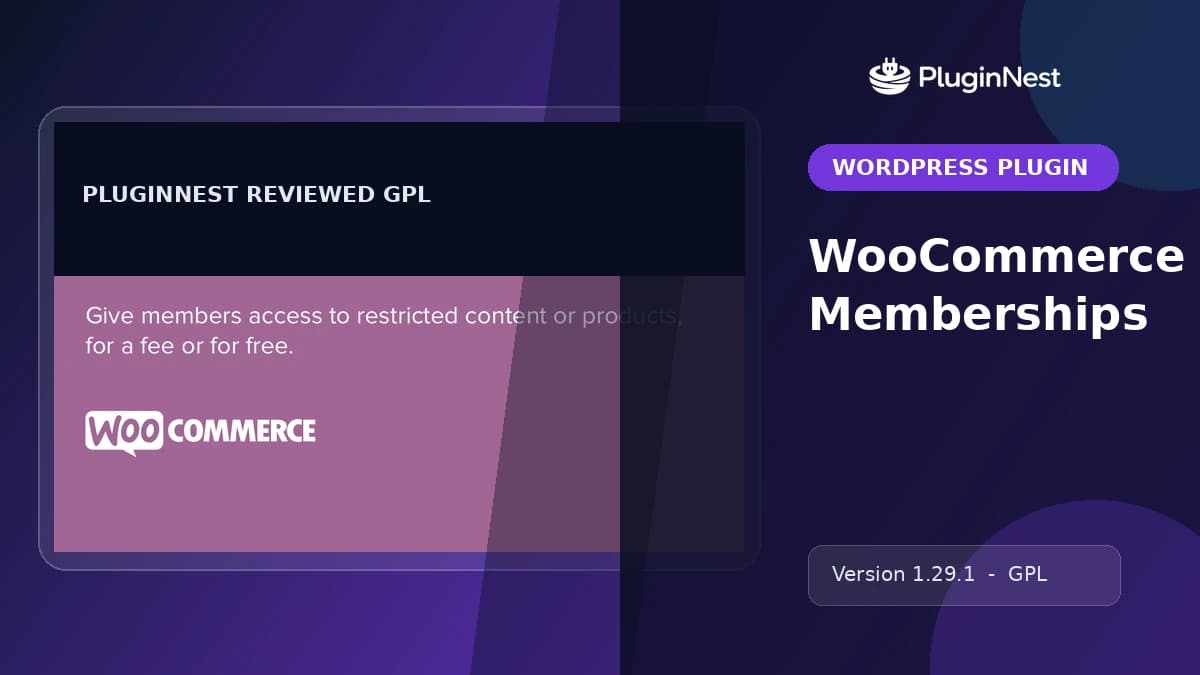 WooCommerce Memberships product cover