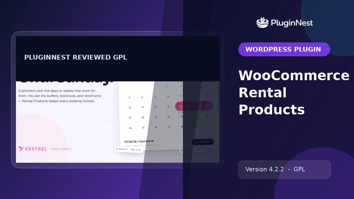 WooCommerce Rental Products product cover
