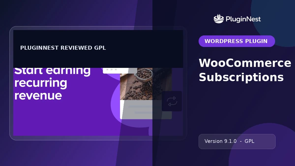 WooCommerce Subscriptions product cover