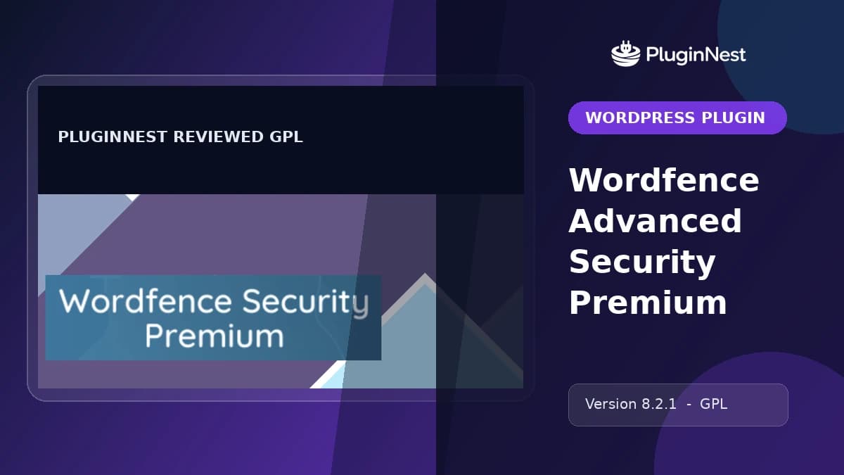 Wordfence Advanced Security Premium product cover